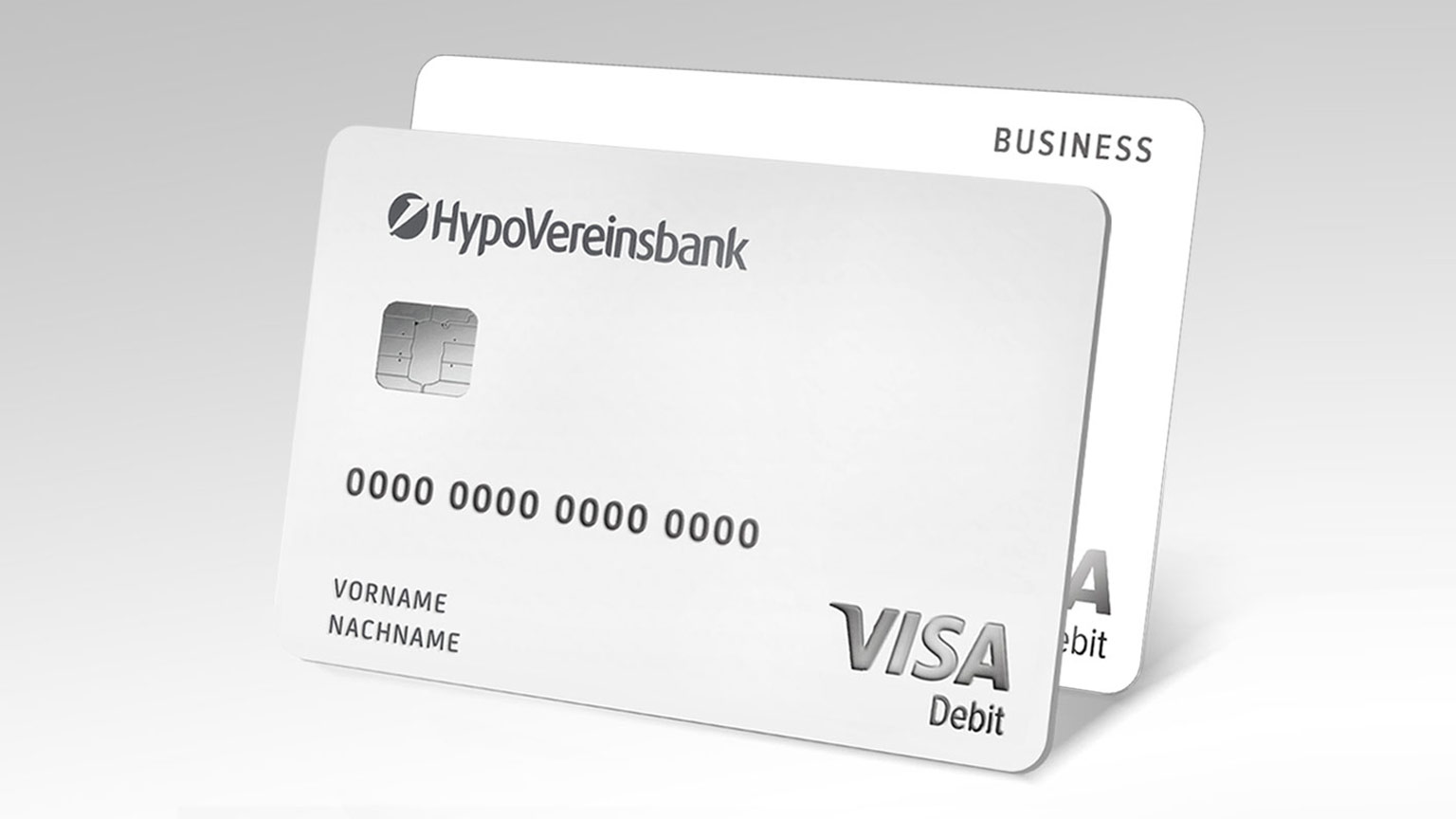 Weiße Visa Debitkarte zum online shoppen mit Ausgabnkontrolle