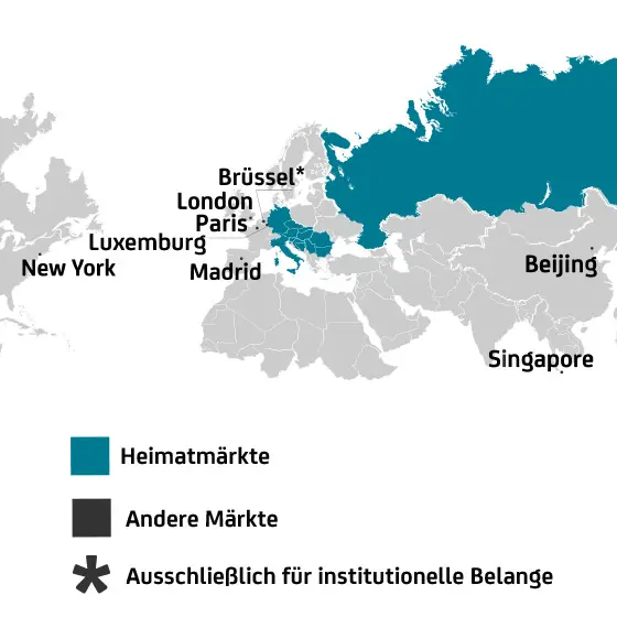 HVB Internationales Netzwerk