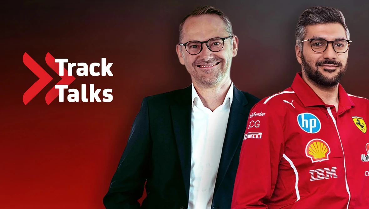 René Babinsky, Head of Private Clients – UniCredit und Ravin Jain, Head of Race Strategy – Scuderia Ferrari HP im Gespräch zu "Welche Rolle spielt Strategie in Ihrer Arbeit?"